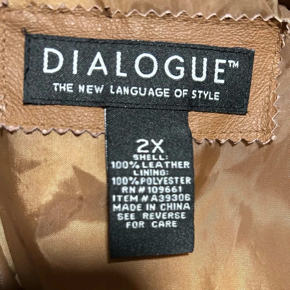 Dialogue Leather Jacket - Picture 9 of 11
